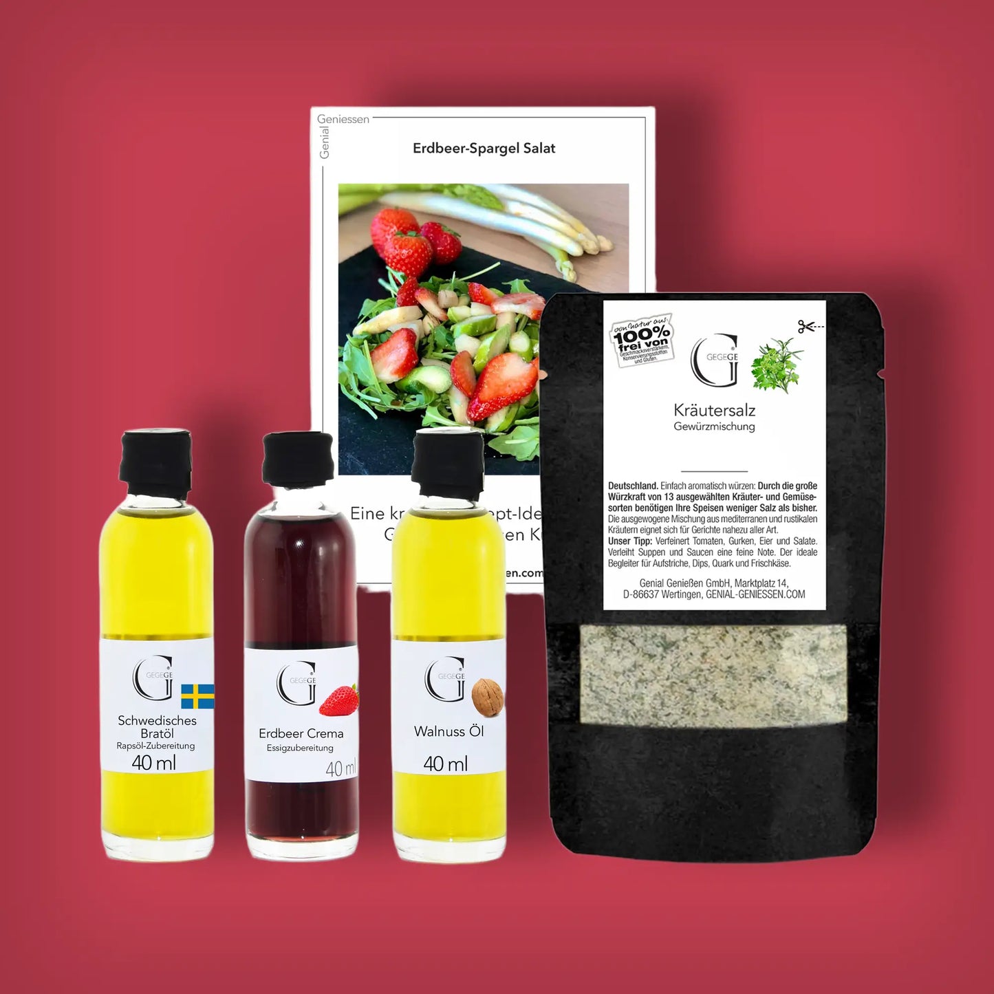 Erdbeer-Spargel Genussbox – Frühlingssalat