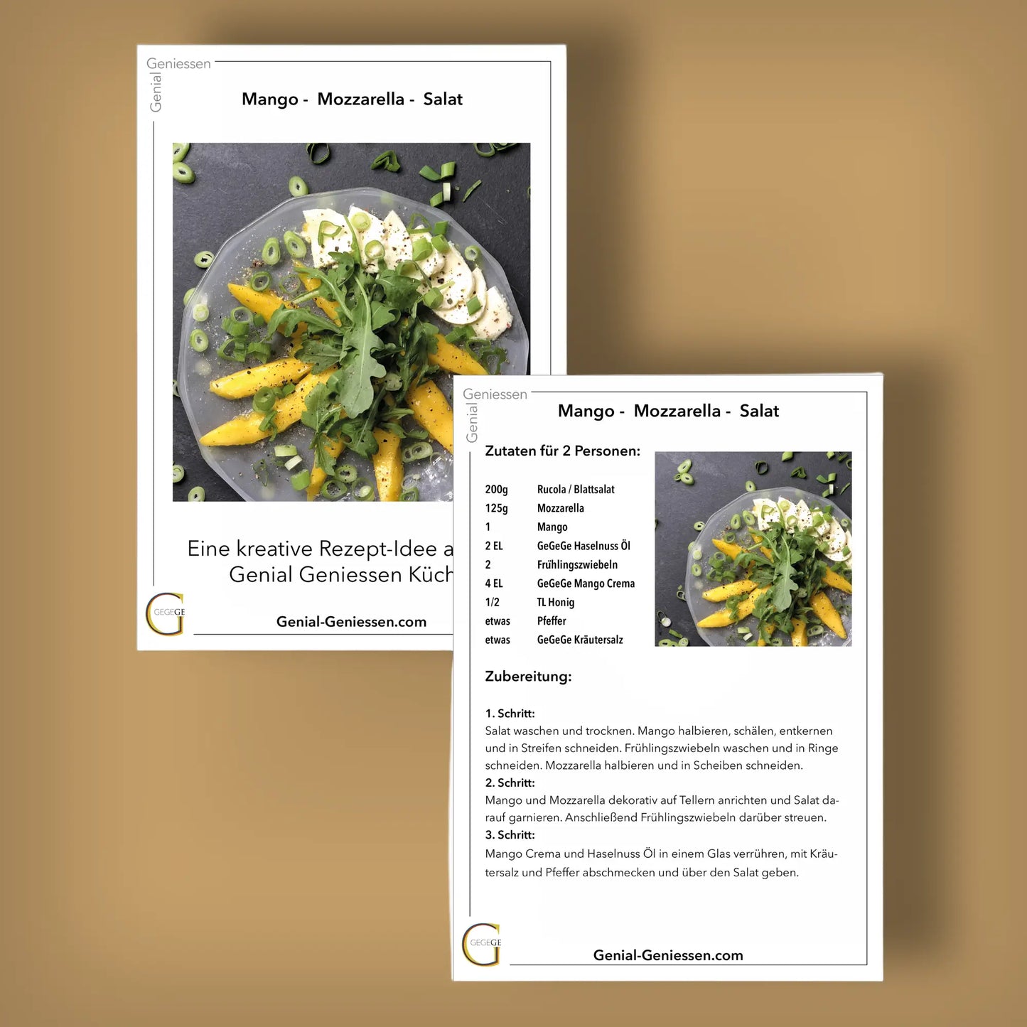 Mango Mozzarella Salat – Box
